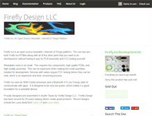 Tablet Screenshot of fireflydesign.com